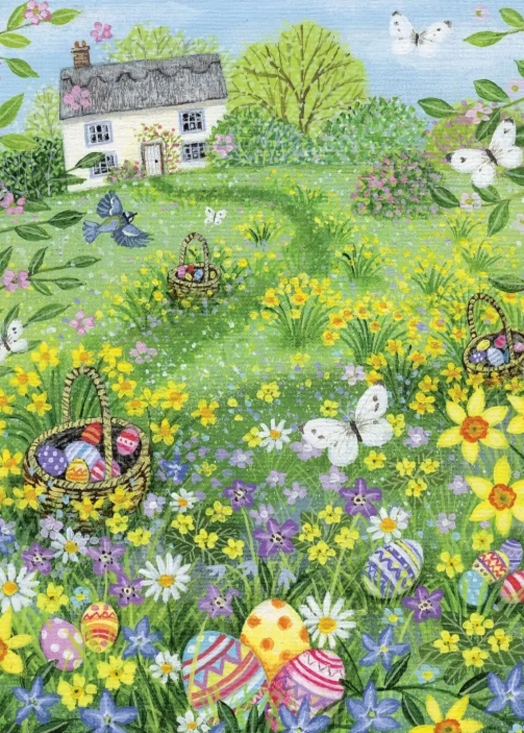 Alipson Pasen Puzzels>: Easter Egg Hunt (500) Verticale Puzzel