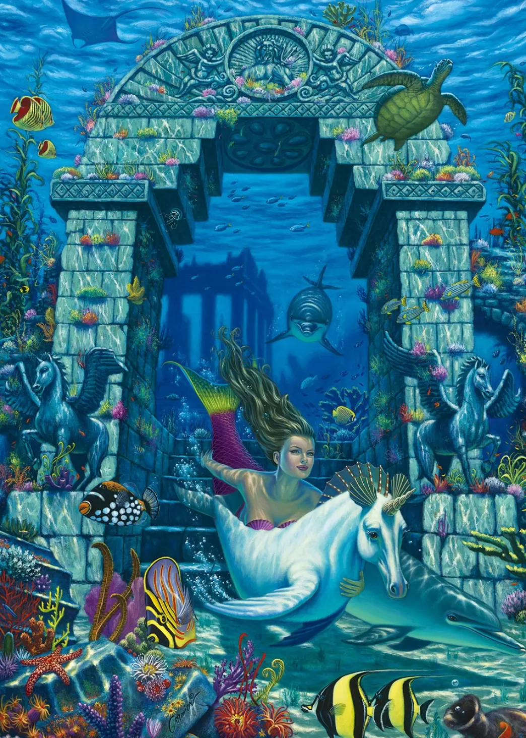Alipson Fantasy Puzzels>: Race To Bimini (1000) Verticale Puzzel