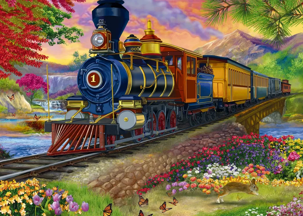 Alipson Treinpuzzels>: Scenic Steamer (500) Treinpuzzel