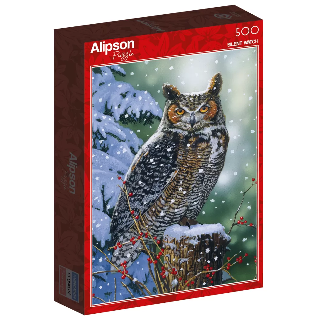 Alipson Vogelpuzzels>: Silent Watch (500) Verticale Puzzel