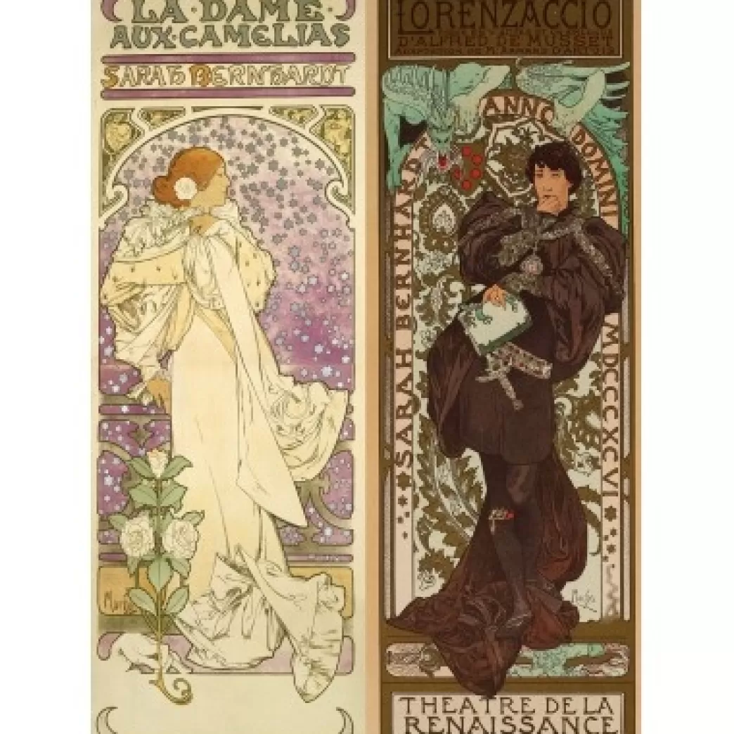 Bluebird Collage Puzzels>Art By : Alfons Mucha Collage (500) Verticale Puzzel