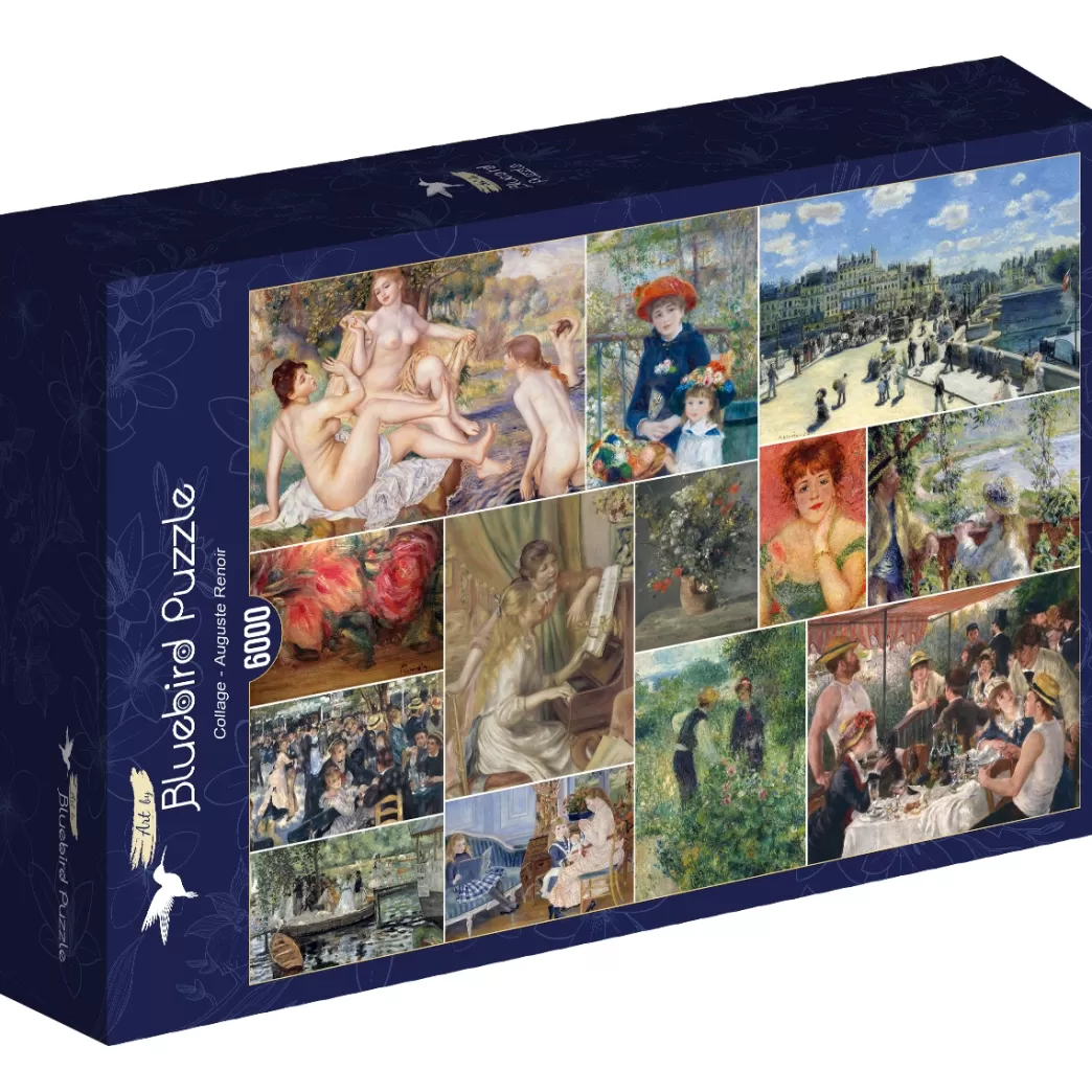 Bluebird Collage Puzzels>Art By : Auguste Renoir Collage (6000) Kunstpuzzel
