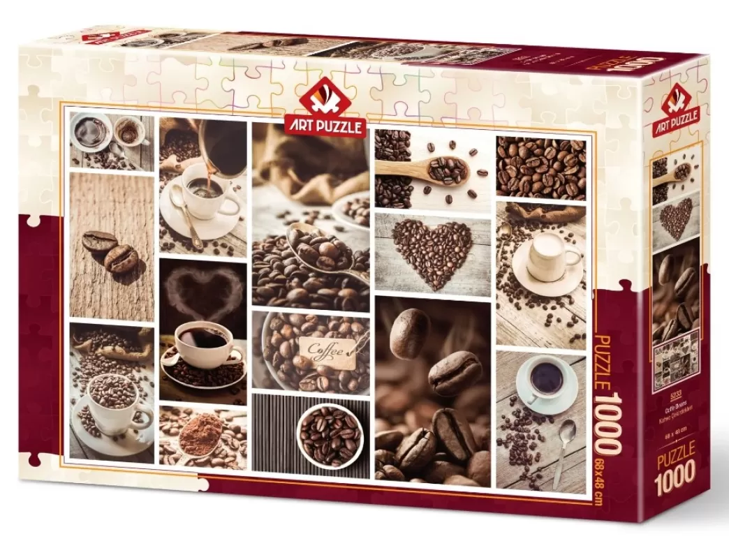 Art Puzzle Collage Puzzels>: Coffee Beans (1000) Collagepuzzel