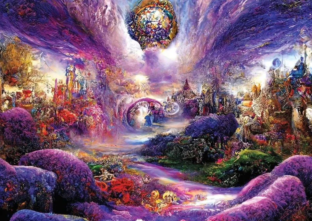 Art Puzzle Fantasy Puzzels>: Epic Landscape (2000) Legpuzzel