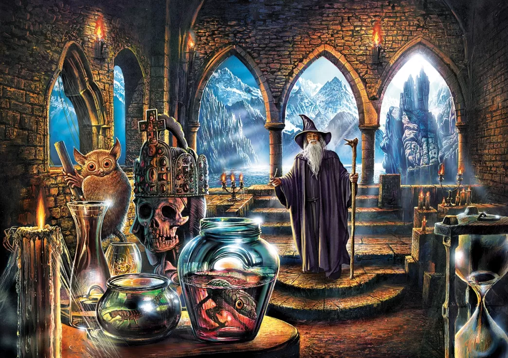 Art Puzzle Fantasy Puzzels>: The Wizard's Castle (1000) Legpuzzel