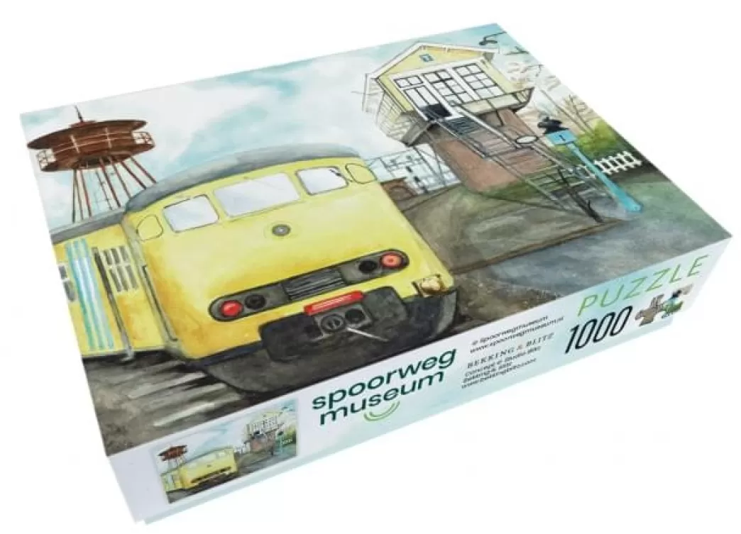 Bekking & Blitz Treinpuzzels>Bekking En Blitz: Spoorwegmuseum (1000) Treinpuzzel