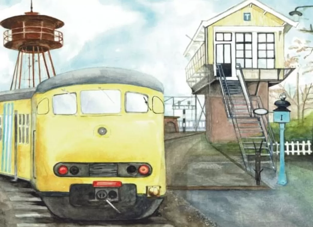 Bekking & Blitz Treinpuzzels>Bekking En Blitz: Spoorwegmuseum (1000) Treinpuzzel