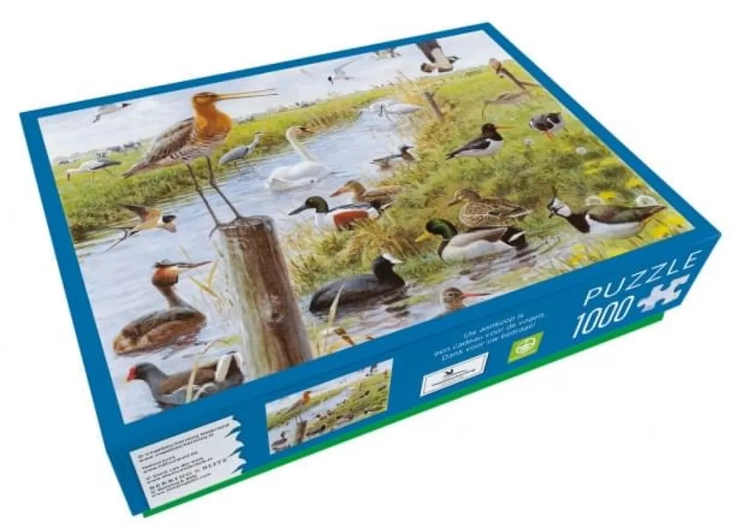 Bekking & Blitz Vogelpuzzels>Bekking En Blitz: Weidevogels (1000) Vogelpuzzel