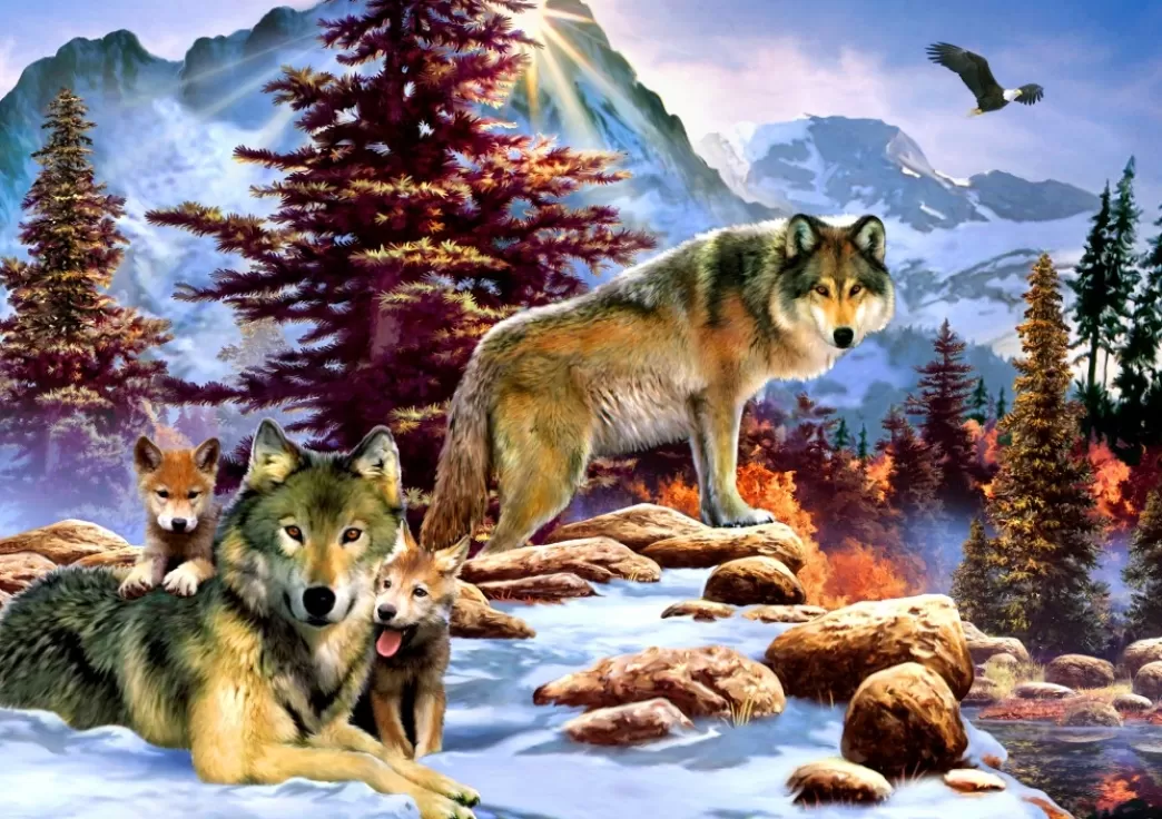 Bluebird Wolvenpuzzels>: A New Dawn (1000) Wolvenpuzzel