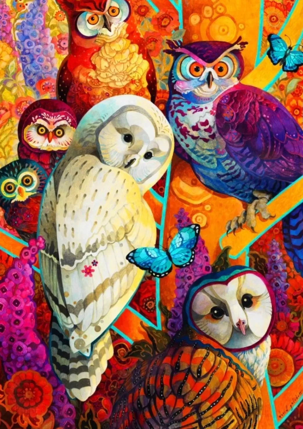 Bluebird Vogelpuzzels>: Meeting Of Minds (1000) Verticale Puzzel