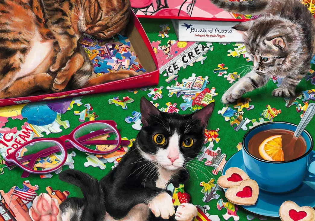 Bluebird Kattenpuzzels>: Puzzle Cats (1000) Kattenpuzzel
