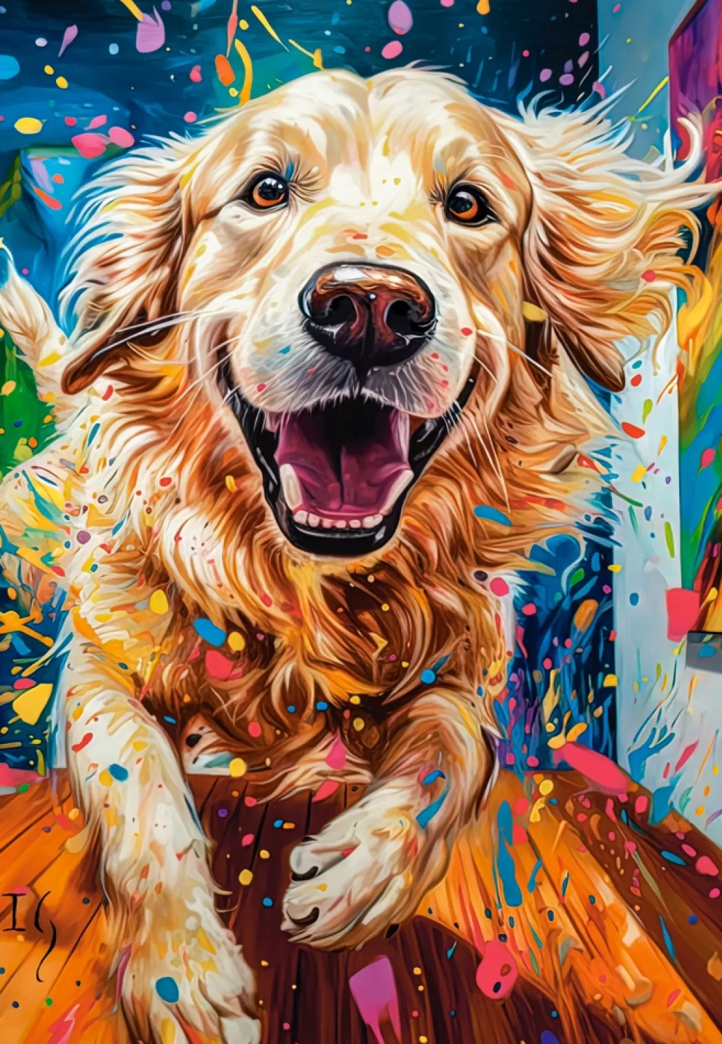 Castorland Hondenpuzzels>: Euphoric Spectrum (1000) Verticale Puzzel