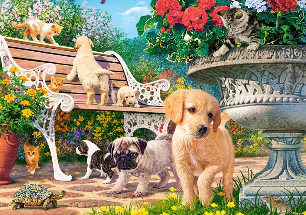 Castorland Hondenpuzzels>: Hide And Seek (500) Hondenpuzzel
