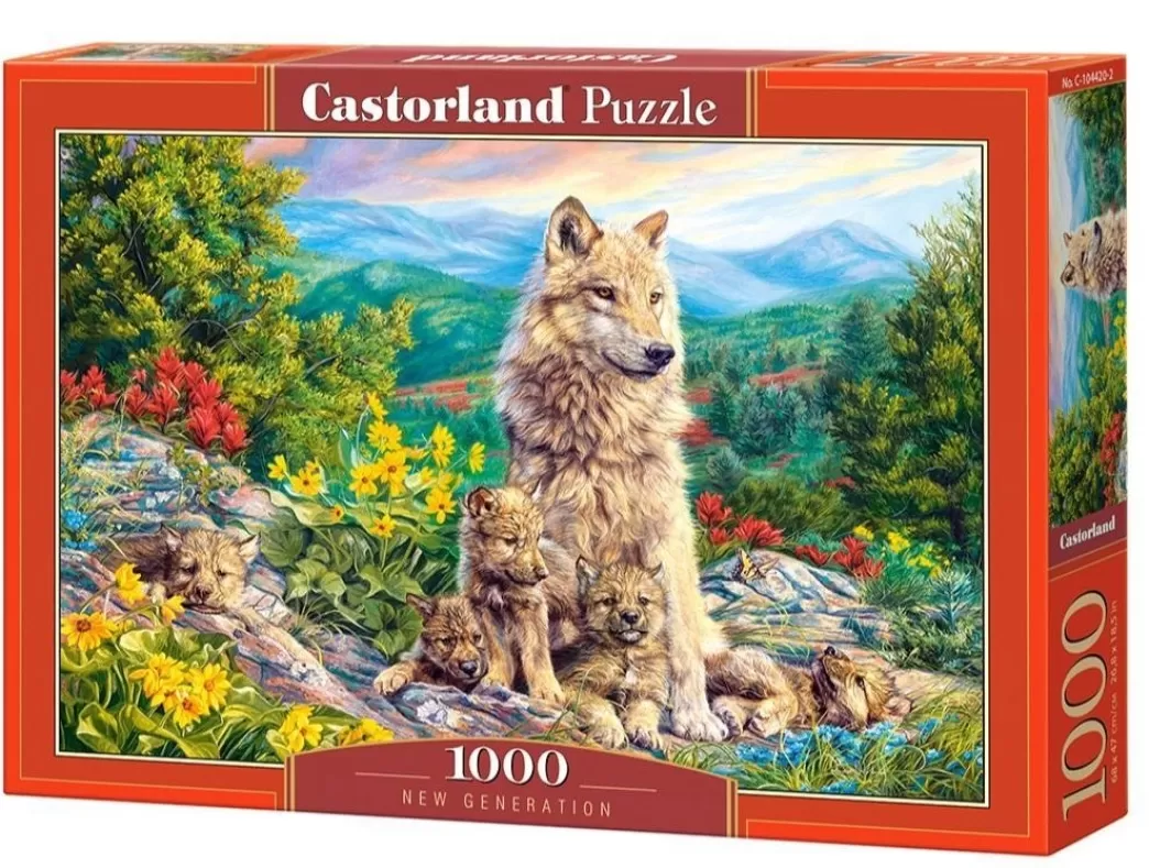 Castorland Wolvenpuzzels>: New Generation (1000) Wolvenpuzzel