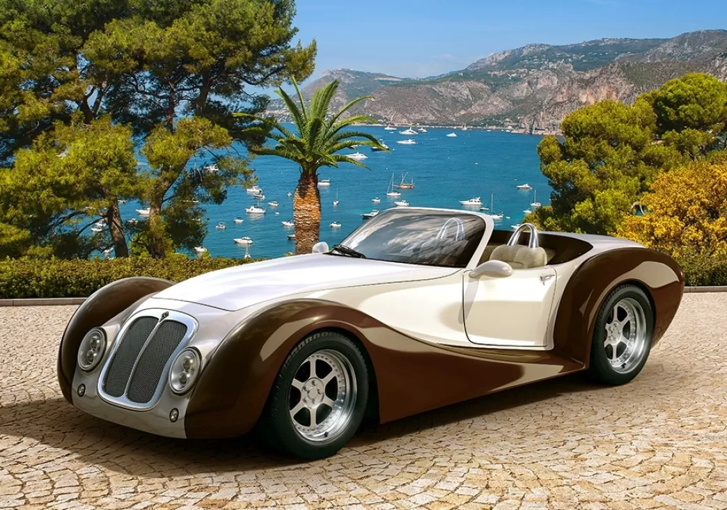 Castorland Autopuzzels>: Roadster In Riviera (500) Legpuzzel