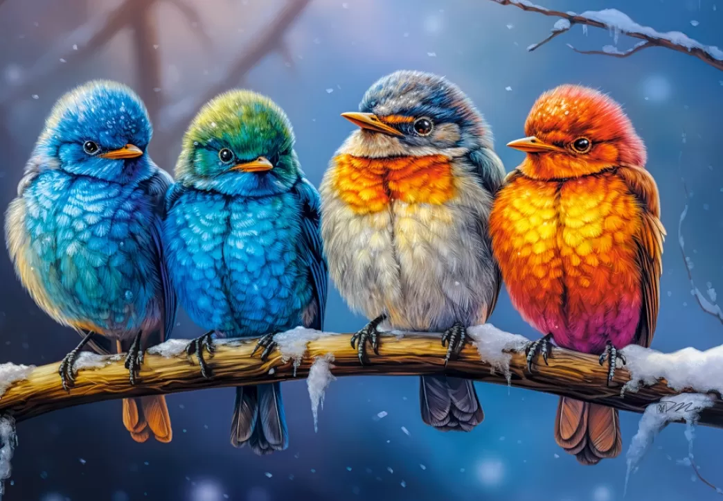 Castorland Vogelpuzzels>: Together Warmer (1500) Vogelpuzzel