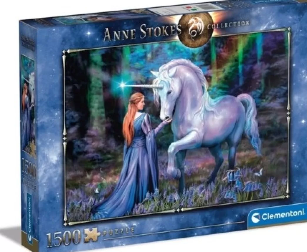 Clementoni Fantasy Puzzels>: Anne Stokes - Bluebell Wood (1500) Fantasypuzzel
