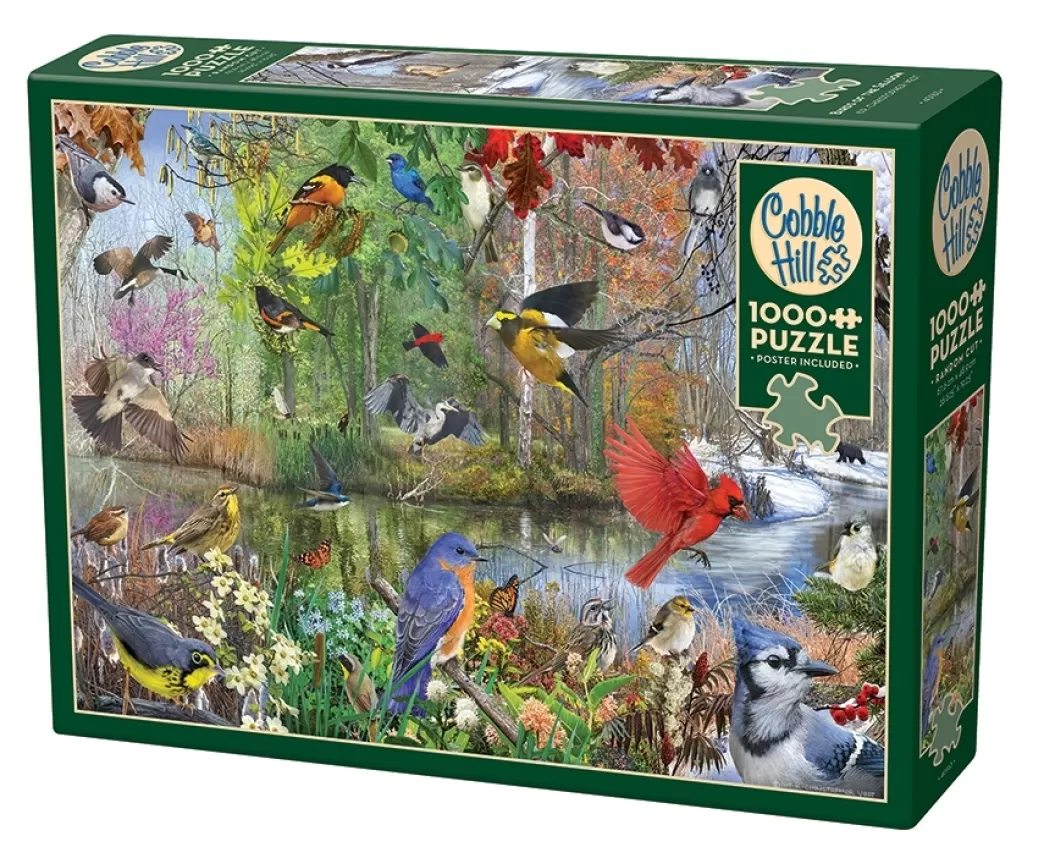 Cobble Hill Vogelpuzzels>: Birds Of The Season (1000) Vogelpuzzel