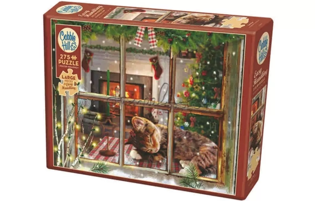 Cobble Hill Kattenpuzzels>: Cat Nap - Easy Handling (275Xxl) Kerstpuzzel
