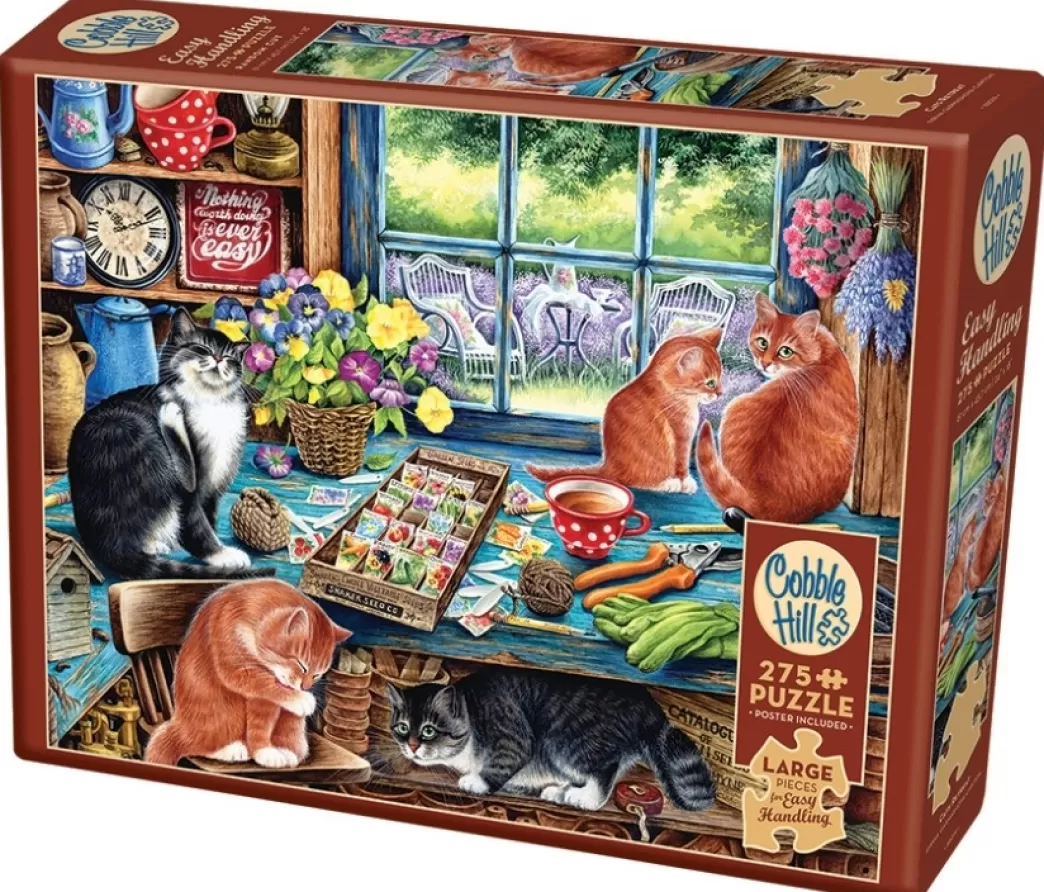 Cobble Hill Kattenpuzzels>: Cats Retreat (275Xxl) Easy Handling Puzzel