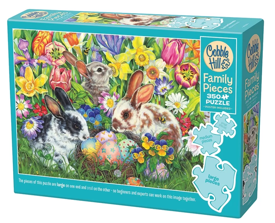 Cobble Hill Pasen Puzzels>: Easter Bunnies (350Xl) Family Puzzel