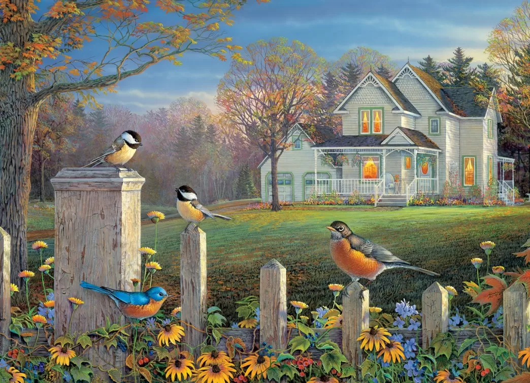 Cobble Hill Vogelpuzzels>: Evening Birds (1000) Vogelpuzzel