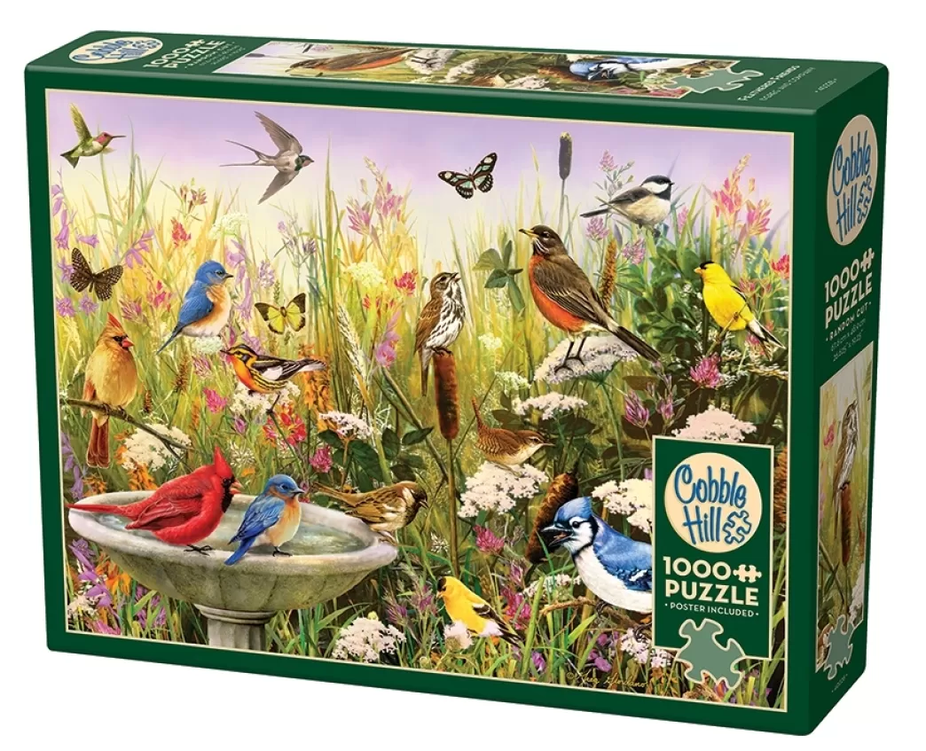 Cobble Hill Vogelpuzzels>: Feathered Friends (1000) Vogelpuzzel