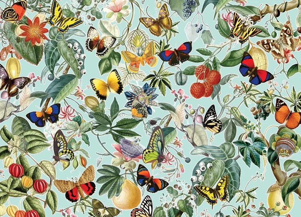 Cobble Hill Vogelpuzzels>: Fruit And Butterflies (1000) Legpuzzel