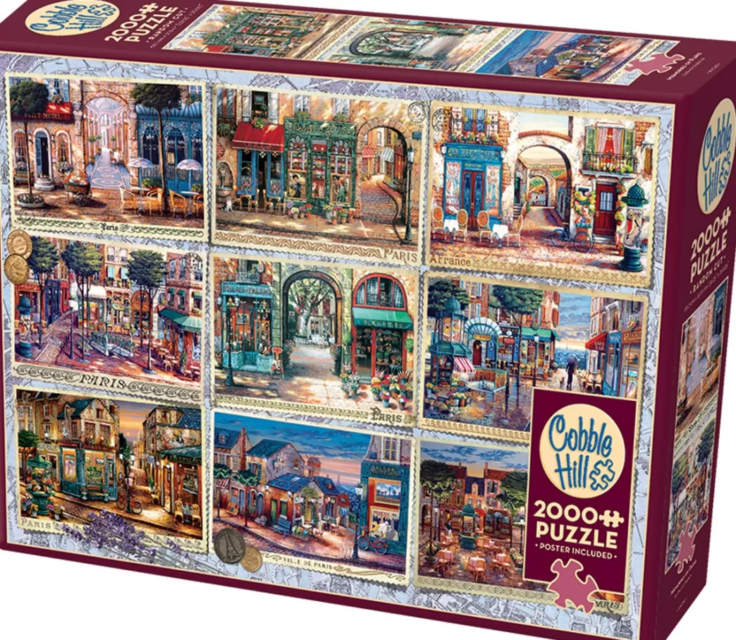 Cobble Hill Collage Puzzels>: Memories Of Paris (2000) Legpuzzel