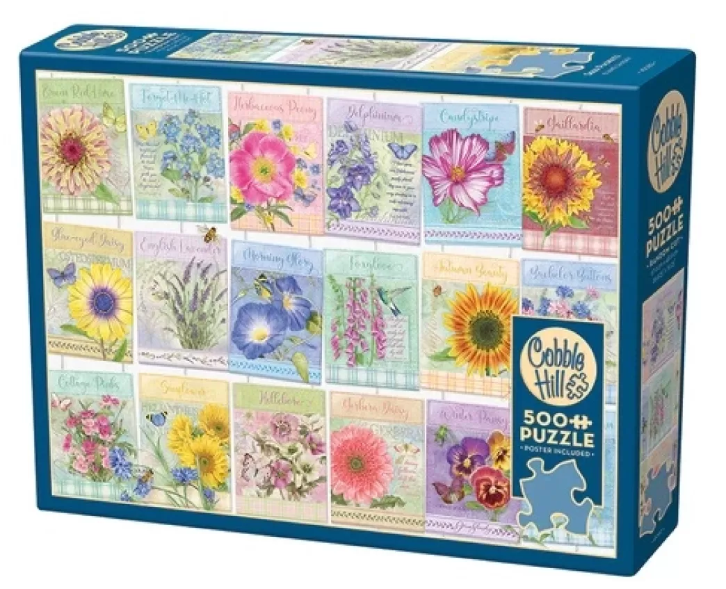 Cobble Hill Collage Puzzels>: Seed Packets (500Xl) Legpuzzel
