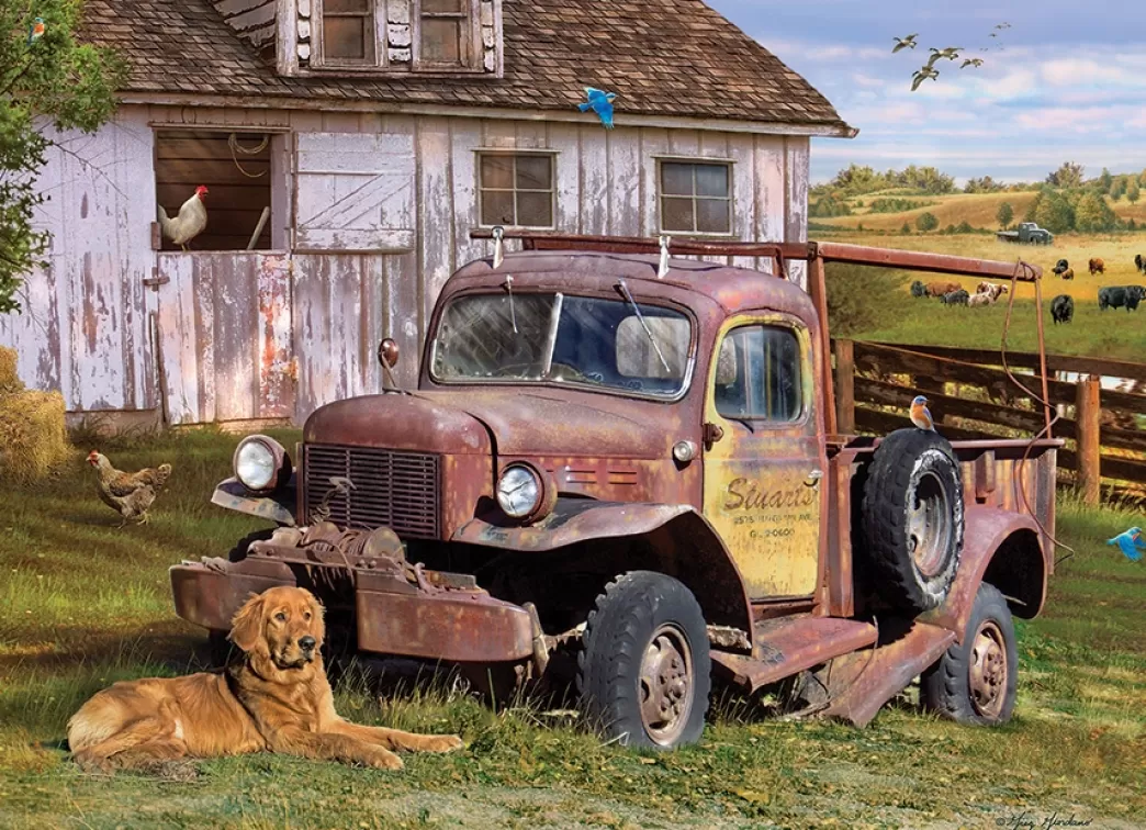 Cobble Hill Autopuzzels>: Summer Truck (1000) Legpuzzel