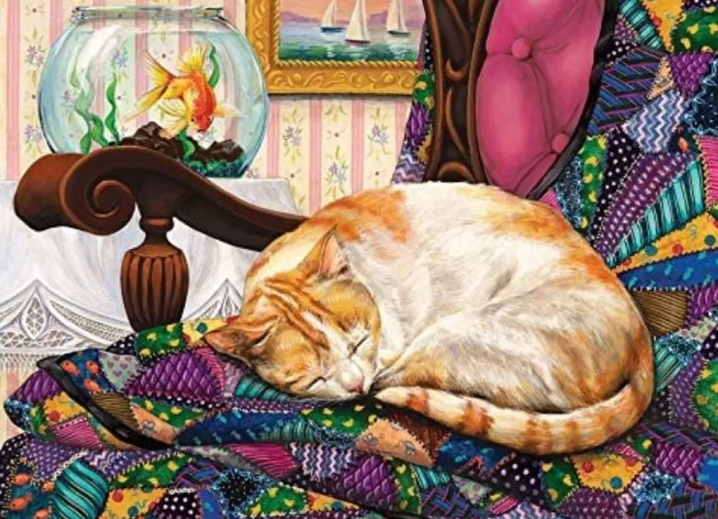 Cobble Hill Kattenpuzzels>: Sweet Dreams (1000) Kattenpuzzel