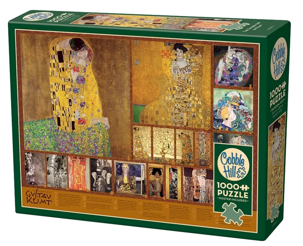 Cobble Hill Collage Puzzels>: The Golden Age Of Klimt (1000) Kunstpuzzel