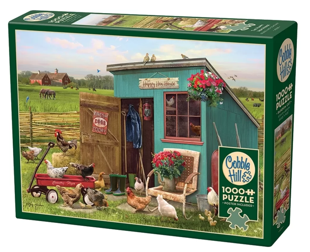 Cobble Hill Vogelpuzzels>: The Happy Hen House (1000) Legpuzzel
