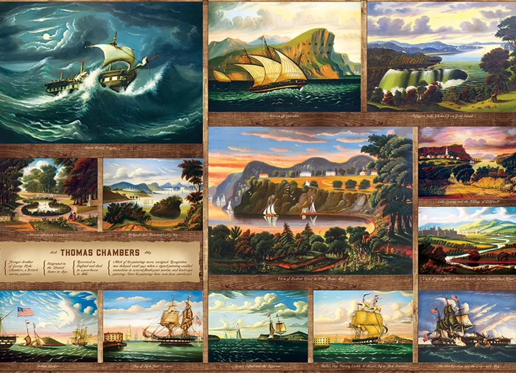 Cobble Hill Collage Puzzels>: Thomas Chambers (1000) Legpuzzel