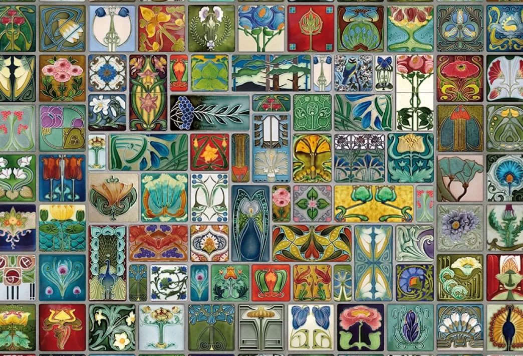 Cobble Hill Collage Puzzels>: Tilework (2000) Legpuzzel