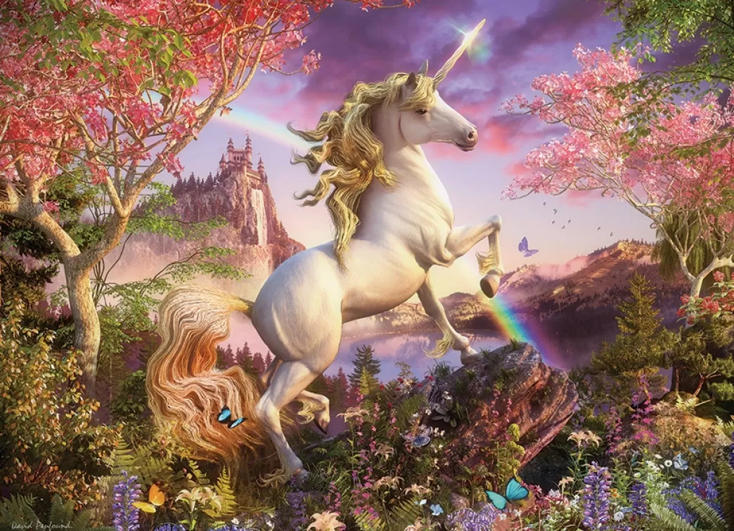 Cobble Hill Fantasy Puzzels>: Unicorn (1000) Fantasy Puzzel