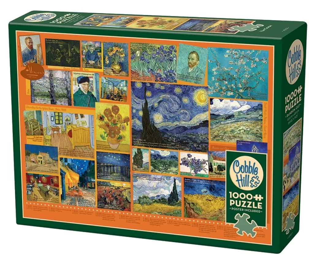 Cobble Hill Collage Puzzels>: Van Gogh (1000) Kunstpuzzel