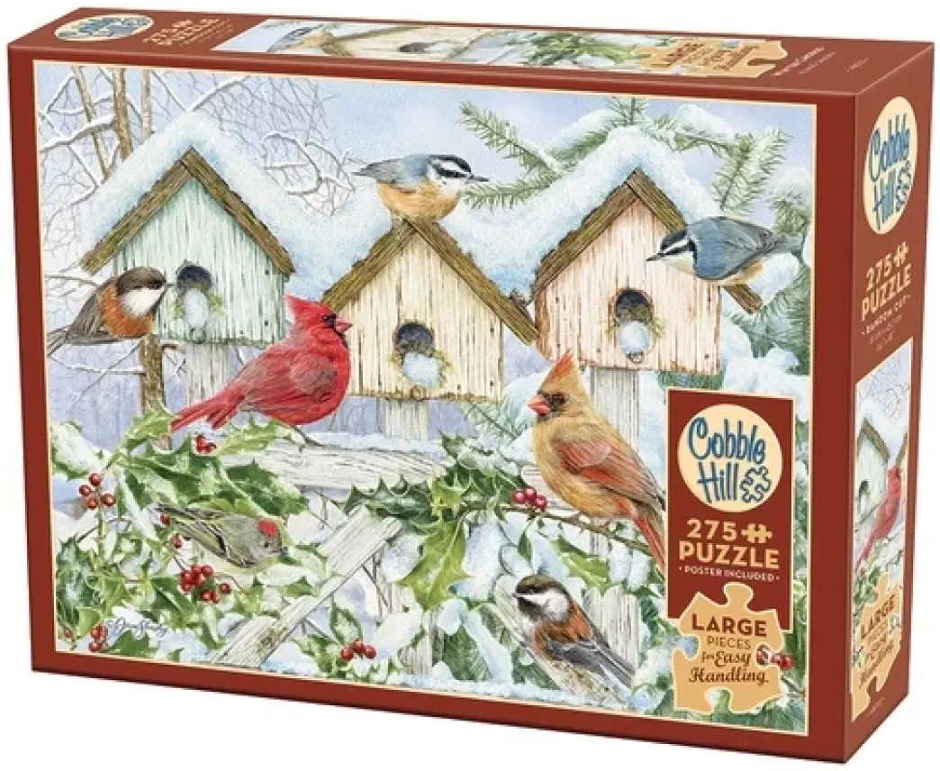 Cobble Hill Vogelpuzzels>: Winter Chorus (275Xxl) Easy Handling Puzzel