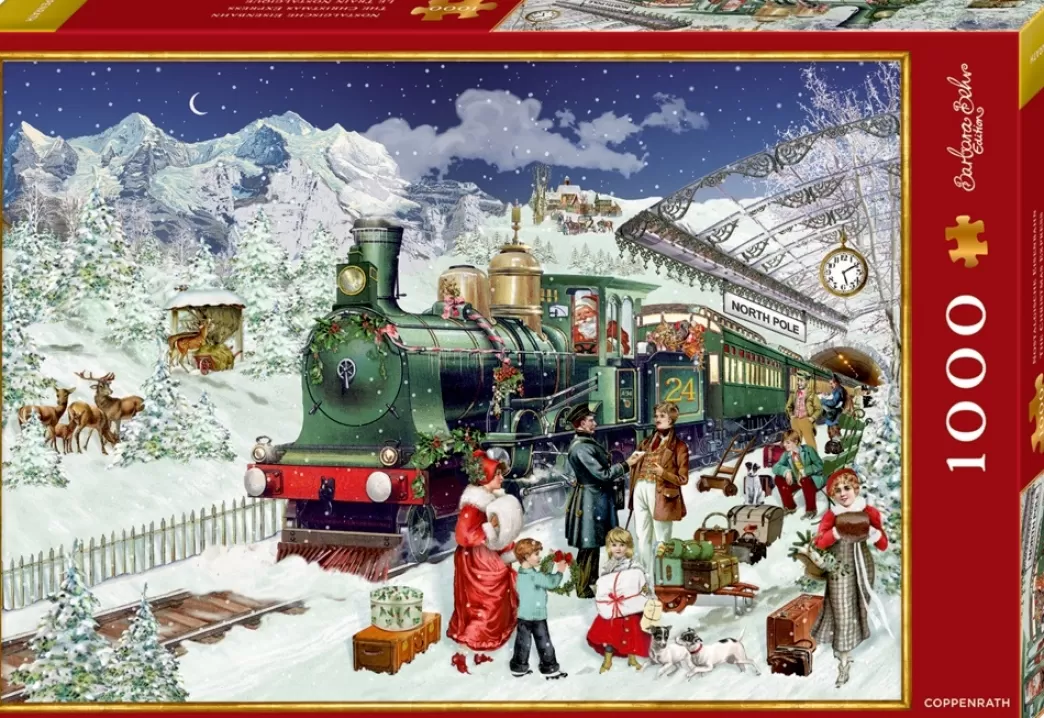 Coppenrath Treinpuzzels>: The Christmas Express (1000) Kerstpuzzel