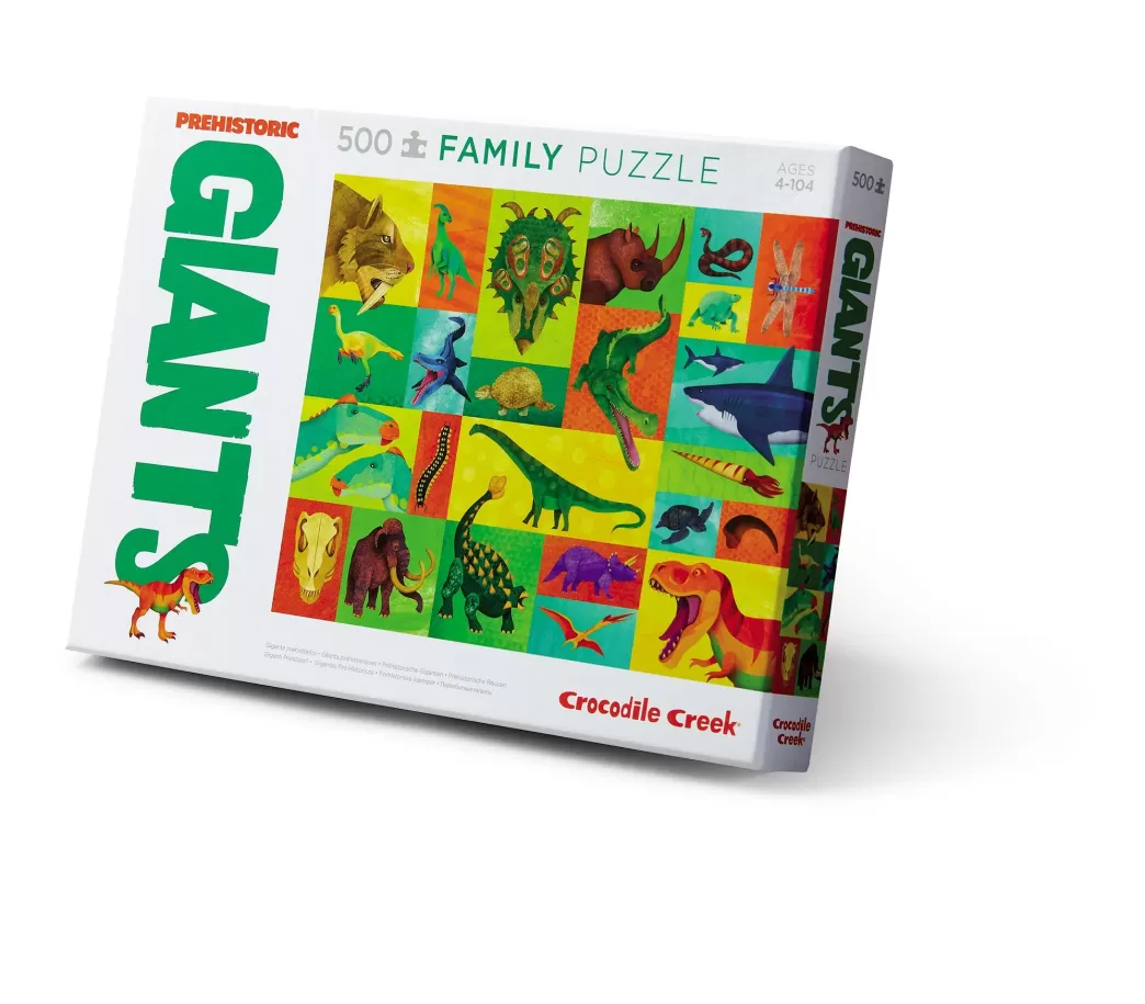 Crocodile Creek Collage Puzzels>: Prehistoric Giants (500) Legpuzzel