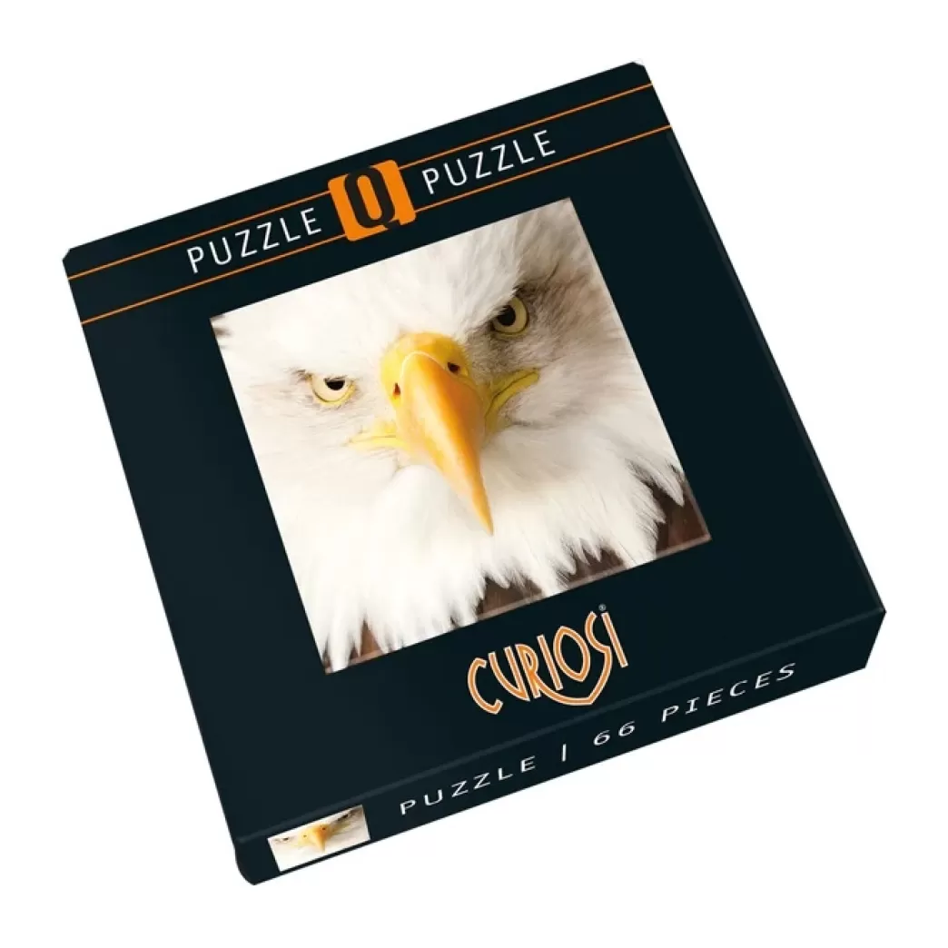 Curiosi Vogelpuzzels>: Eagle (66) Minipuzzel