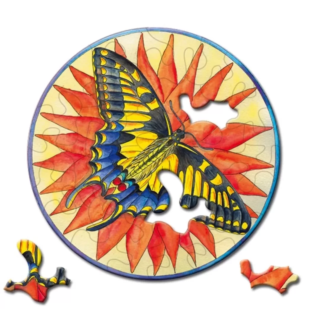 Curiosi Vlinderpuzzels>: Vlinder (33) Minipuzzel