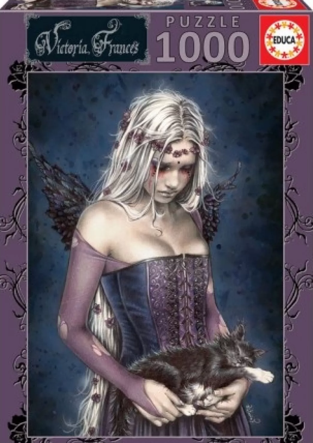 Educa Fantasy Puzzels>: Angel Of Death (1000) Verticale Puzzel