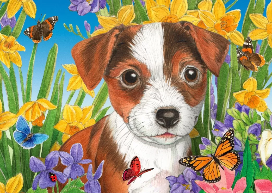 Enjoy Hondenpuzzels>: Puppy Garden (1000) Hondenpuzzel