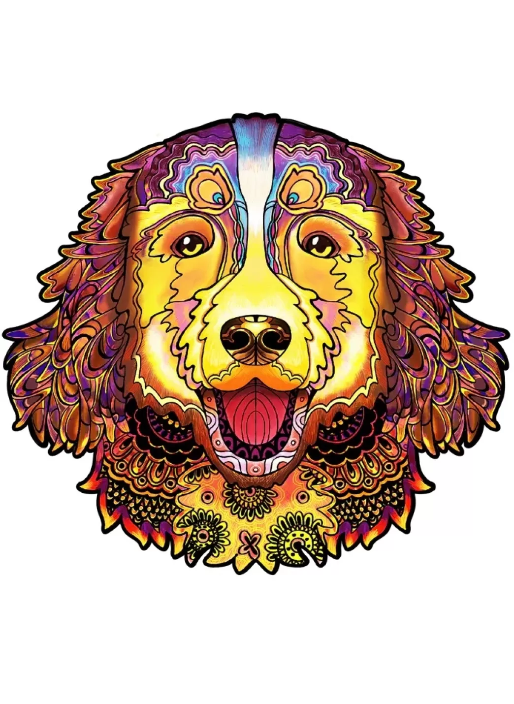 Eureka Hondenpuzzels>: Rainbowooden - Bernese Mountain (118) Houten Legpuzzel