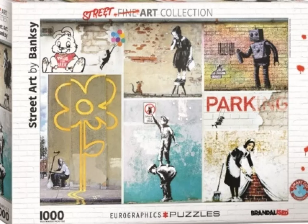 Eurographics Collage Puzzels>: Banksy Collage (1000) Legpuzzel