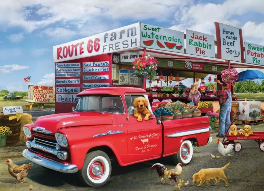 Eurographics Autopuzzels>: Chevrolet The Apache Truck 1959 (1000) Autopuzzel