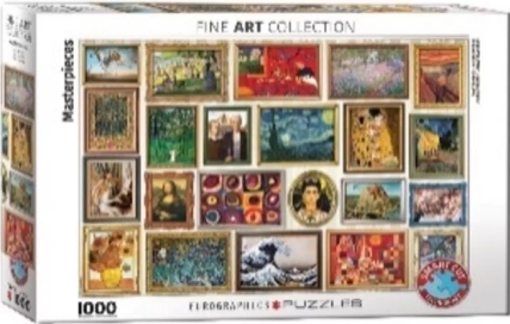Eurographics Collage Puzzels>: Masterpieces (1000) Kunstpuzzel