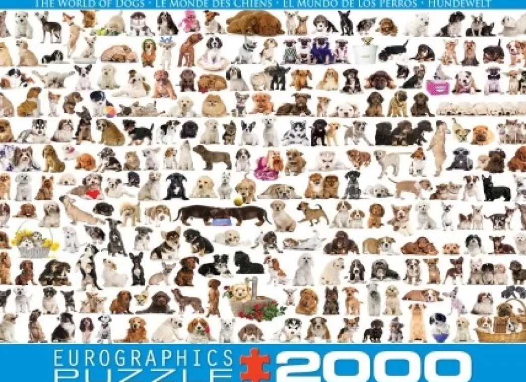 Eurographics Hondenpuzzels>: The World Of Dogs (2000) Hondenpuzzel